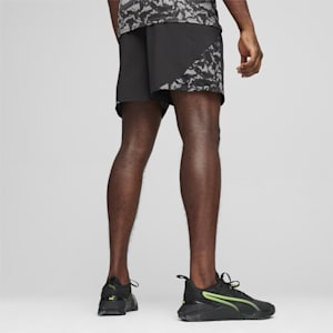 PUMA FIT 7" Men's Training Shorts, PUMA Black-Q1 print, extralarge-IND